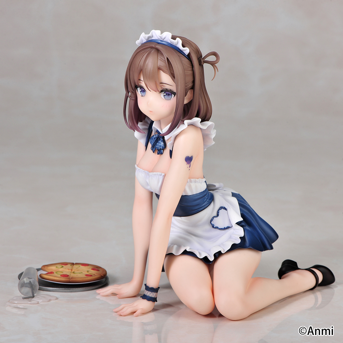 PVCABS新品未開封 Anmi 灰色アヒルの子メイド姿 1/6 完成品フィギュア