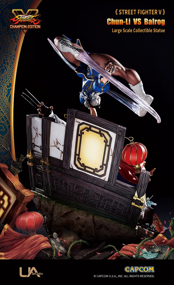 Street Fighter V Large Statue Series Chun-Li VS Balrog